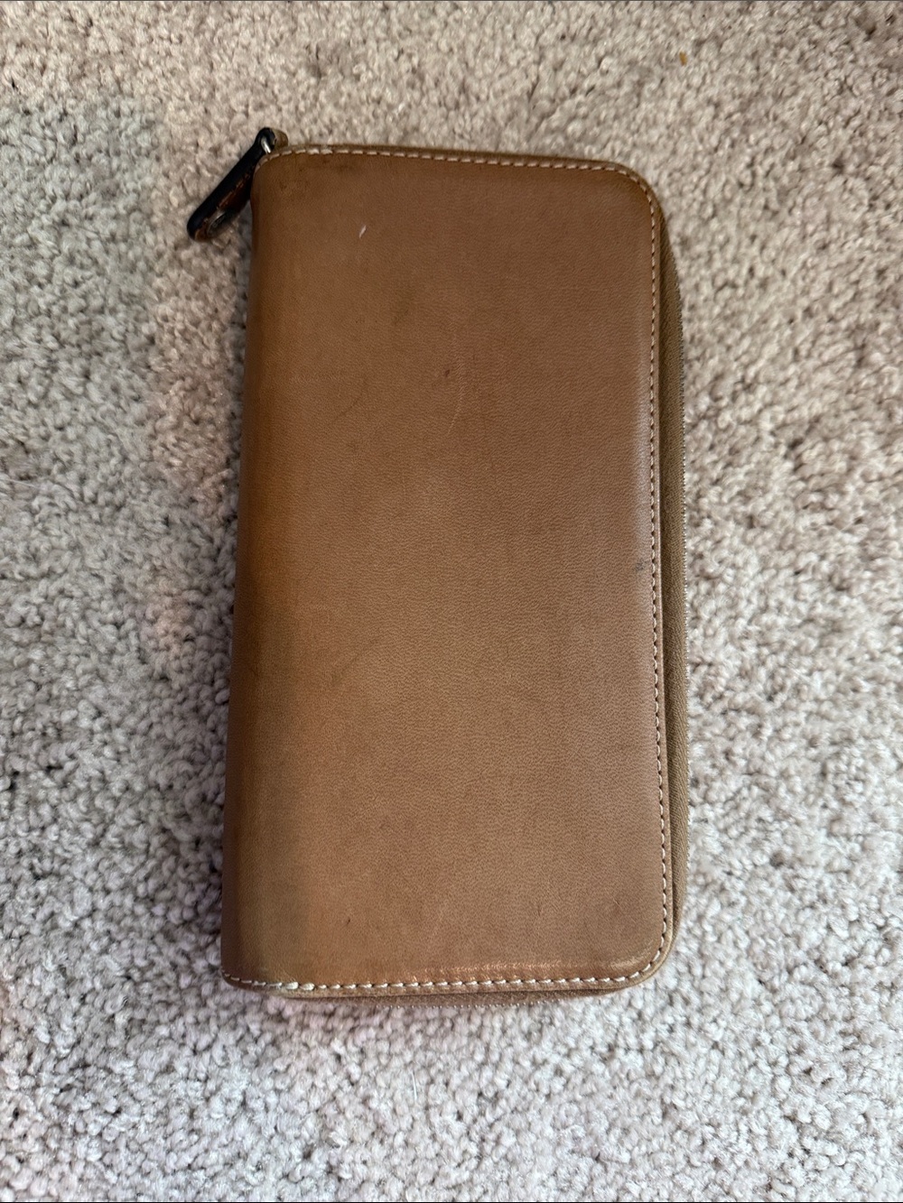 Coach British Tan Trifold Wallet - Picture 3 of 5